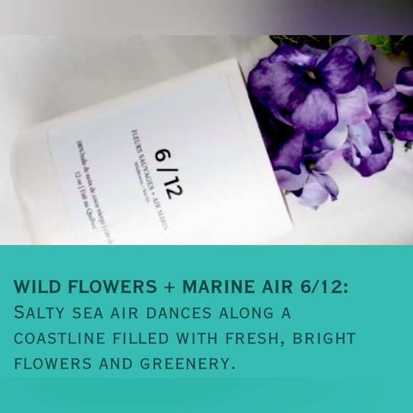 La Maison Thomas Candle 6/12 Wild Flowers + Marine Air - Picture 3 of 4